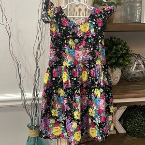 Boutique Cotton Sz 3xl(8/9) Ruffle Sleeve Dress